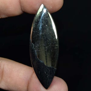 Healer&#39;s Apache Gold Cabochon, Pyrite and Magnetite Energy Healing Decisiveness Grounding Stability Memory Psychic Ability Cabochon 59.65 Ct
