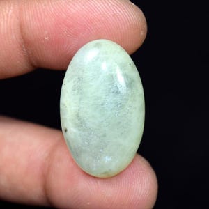 Cabochão 35,25 Cts. Cabochão oval água-marinha Santa Maria 100% natural, pedra preciosa solta, pedra preciosa água-marinha natural, cabochão água-marinha