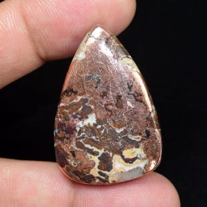 Cabochon 91,50 carati naturale raro rame dolomite cabochon a pera pietra preziosa sciolta, cabochon rame dolomite per anello pendente in argento sterling