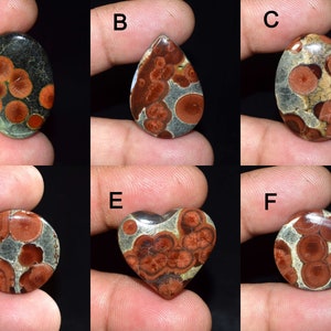 Cabochon di ossidiana arachide, pietra preziosa sciolta di ossidiana arachide naturale, pietra preziosa polacca di ossidiana arachide lavorata a mano, ciondolo in argento JU312