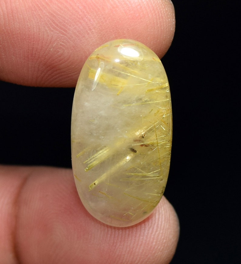GOLDEN RUTILE QUARTZ 100/% Natural Golden Rutile Cabochon Loose Gemstone For Wire Wrapping Jewelry Rutile Pendant Rutile Ring Jewelry IN160
