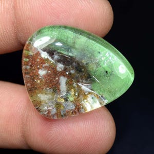Cuarzo de jardín yodolita (55,50 cts), piedra preciosa suelta de cuarzo de jardín yodolita natural, lodolita natural, colgante de lodolita, cuarzo de jardín natural