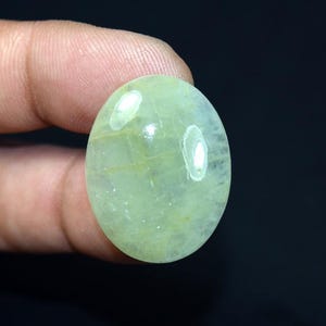 Cabochão 40,80 Cts. Cabochão oval água-marinha Santa Maria 100% natural, pedra preciosa solta, pedra preciosa água-marinha natural, cabochão água-marinha