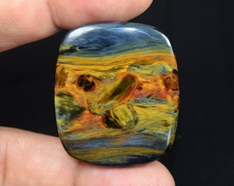 Pietersite Cabochon Natural Fire Pietersite 59.50 Cts. Cushion Cabochon Loose Gemstone Natural Pietersite Cabochon Designer Pietersite Gems