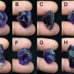 AMATISTA en bruto, amatista africana natural, cristal de amatista curativo, piedras naturales de amatista, piedra preciosa de amatista LAR204