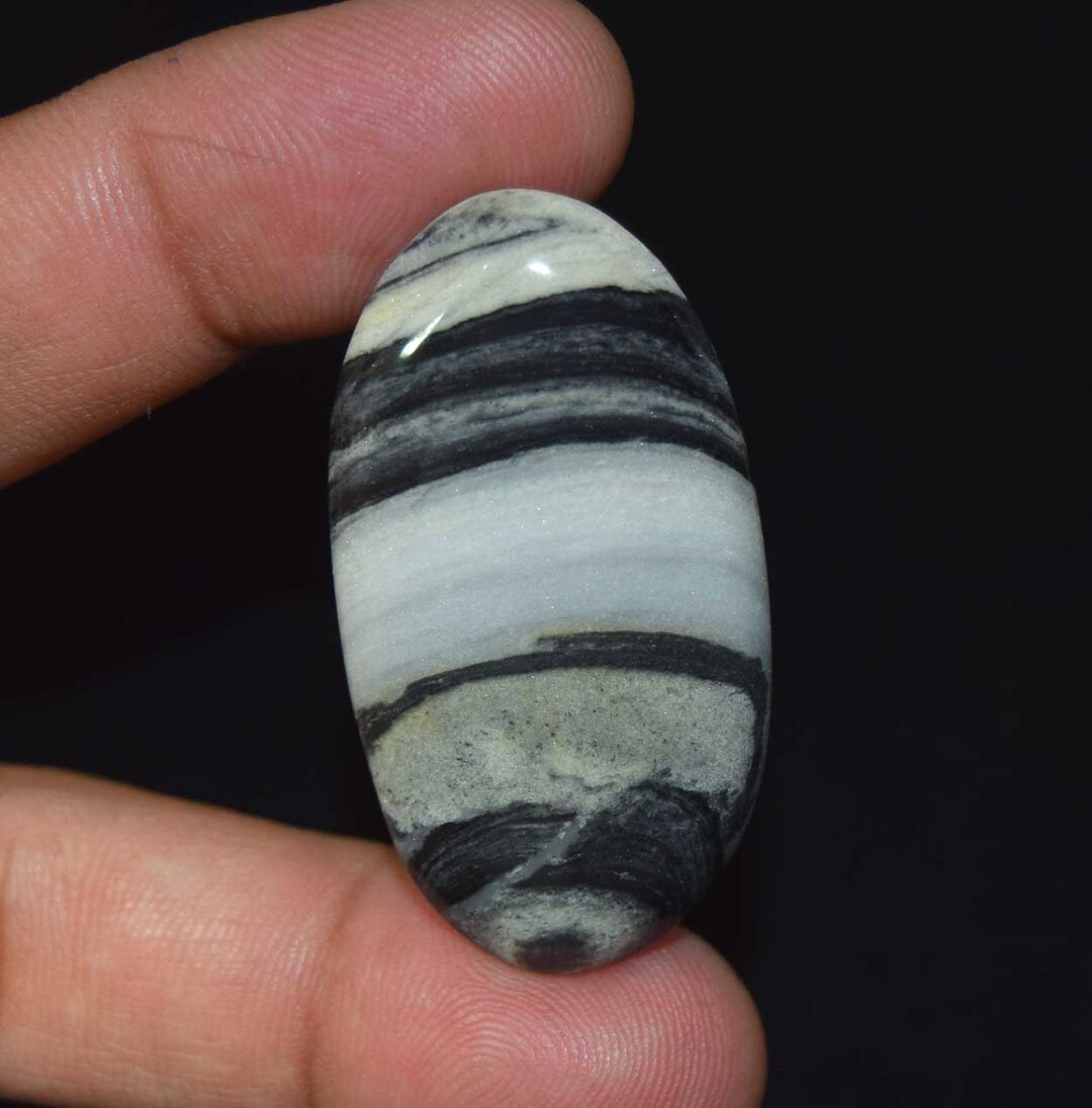 Black Zebra Jasper 100 Natural 50.00 Cts. Black Zebra Jasper Etsy