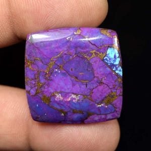 Cabochon di turchese Mojave viola ramato, cabochon a cuscino di turchese Mojave, pietra preziosa sfusa, pietra turchese, turchese Mojave viola 37,75 ct