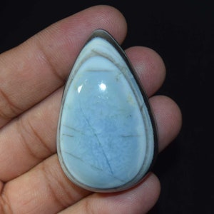 Blue Eye Opal Cabochon Riesige Flat Back Eye Opal Healing Crystal Blue Eye Stone 181.50 Ct. Opal Edelstein Polish Cabochon Schutzstein