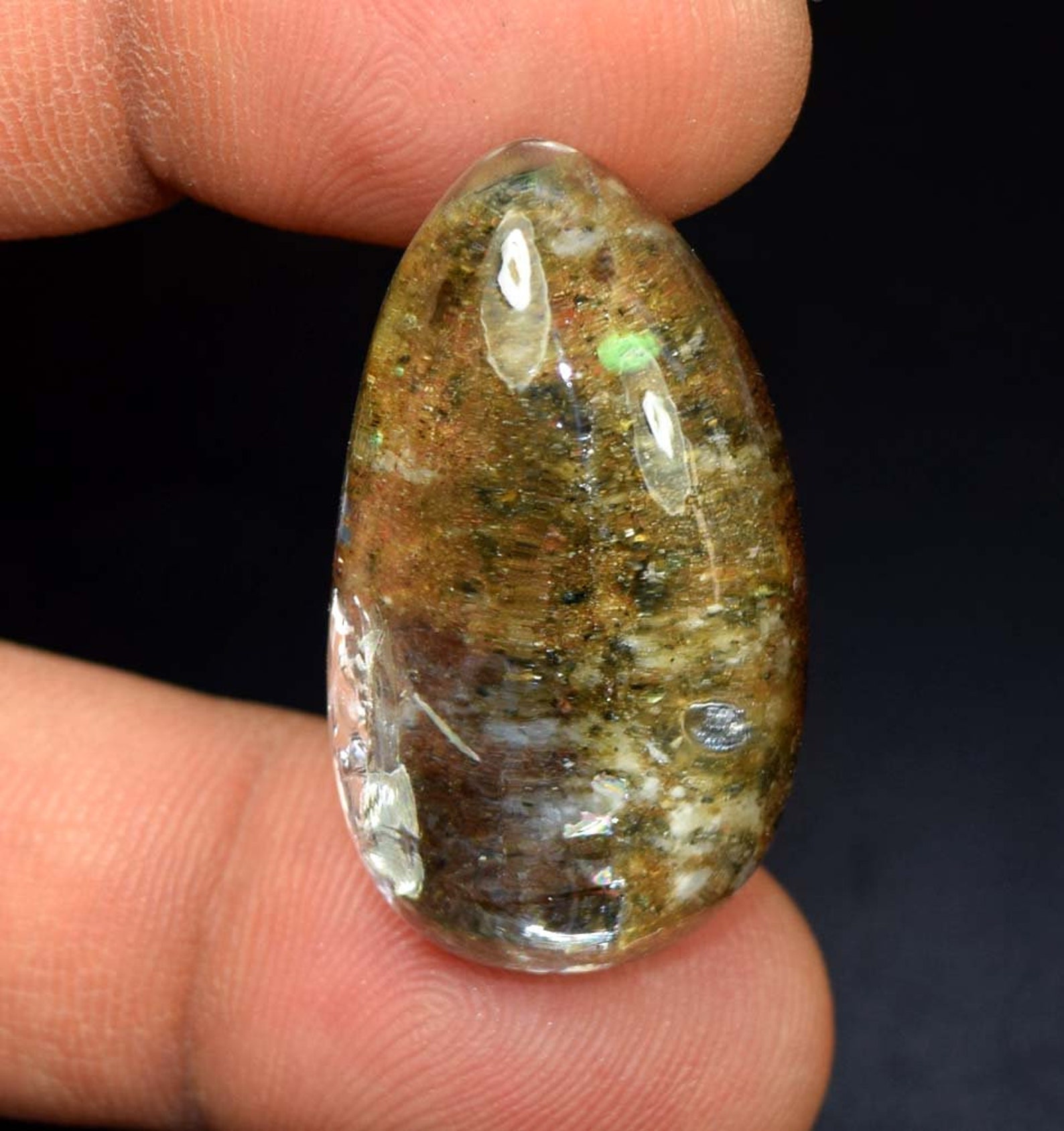Lodolite Garden Quartz 49.30 Cts. Etsy