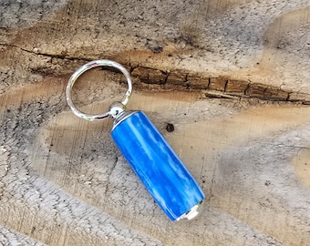 Key Ring Pillbox - Key Chain Pill holder - Secret Compartment - Gift for Teacher - Keychain - Handmade - Gift for Mom or Teachers