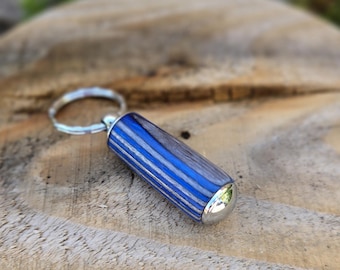 Key Ring Pillbox - Key Chain Pill holder - Secret Compartment - Gift for Teacher - Keychain - Handmade - Personalized Engraving