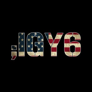 IGY6 Decal, I Got Your Six, American Flag Decal,Blue Lives Matter,Blue Lives Matter Stickers,Support the Police Decals, IGY6 Flag Sticker