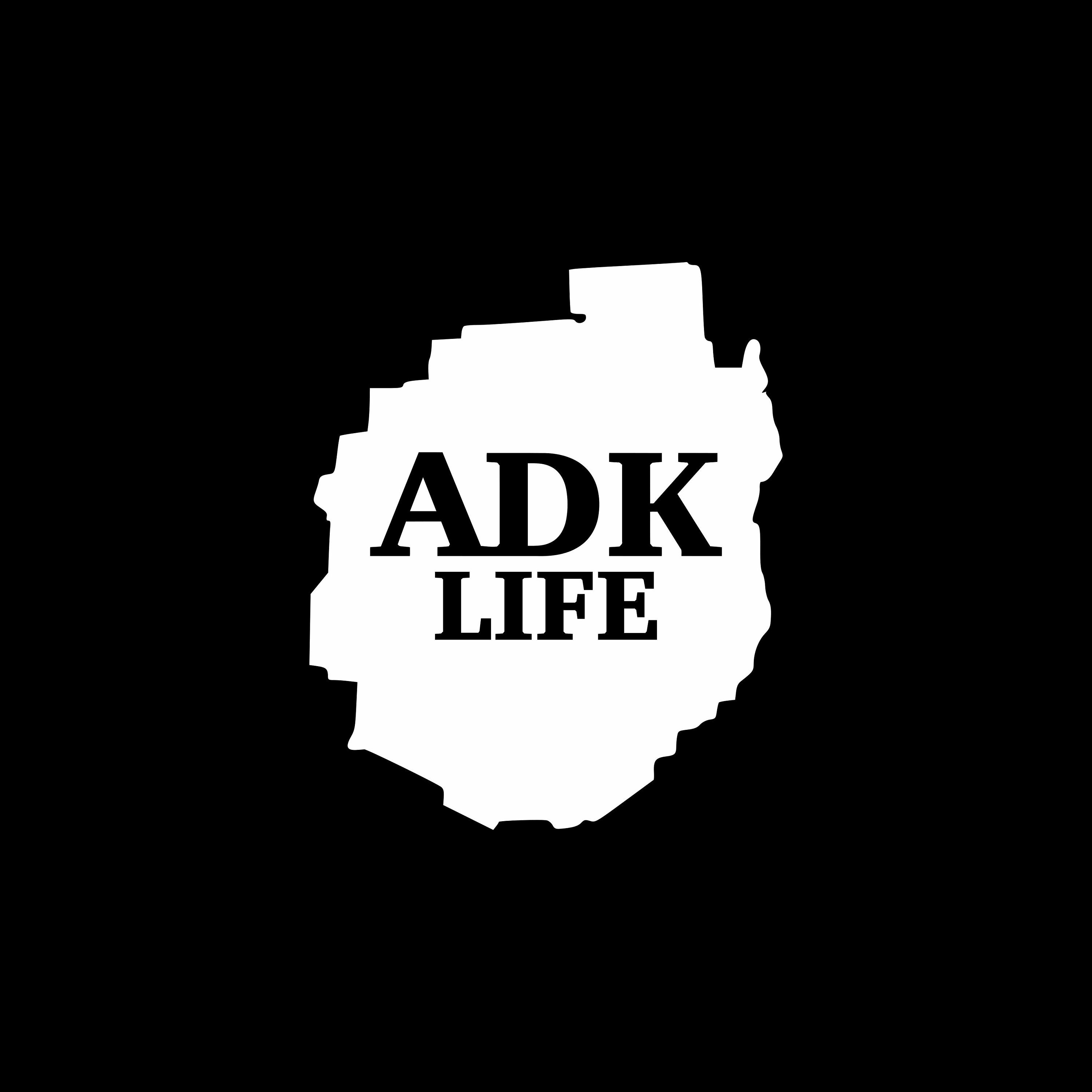 ADK Life Decal, Adirondack Park Sticker,adk Life, ADK Car Decals ...