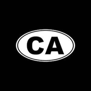 California Decal CA State Sticker California Car Decal Window Laptop Tablet Bumper Sticker CA State Decal CA Car Decal California Home State