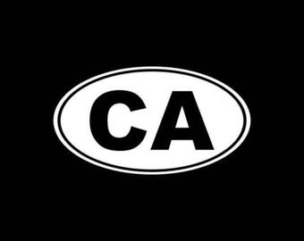California Decal CA State Sticker California Car Decal Window Laptop Tablet Bumper Sticker CA State Decal CA Car Decal California Home State