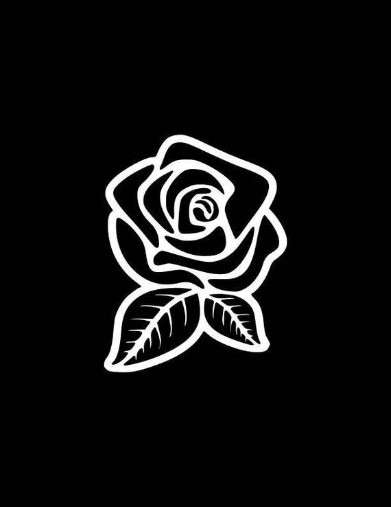 Rose 2024 car decal