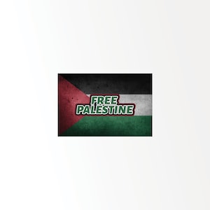 Free Palestine Flag Decal , Palestine Flag Sticker , Free Palestine Decal , Support Palestine Sticker, Free Gaza Vinyl Decals