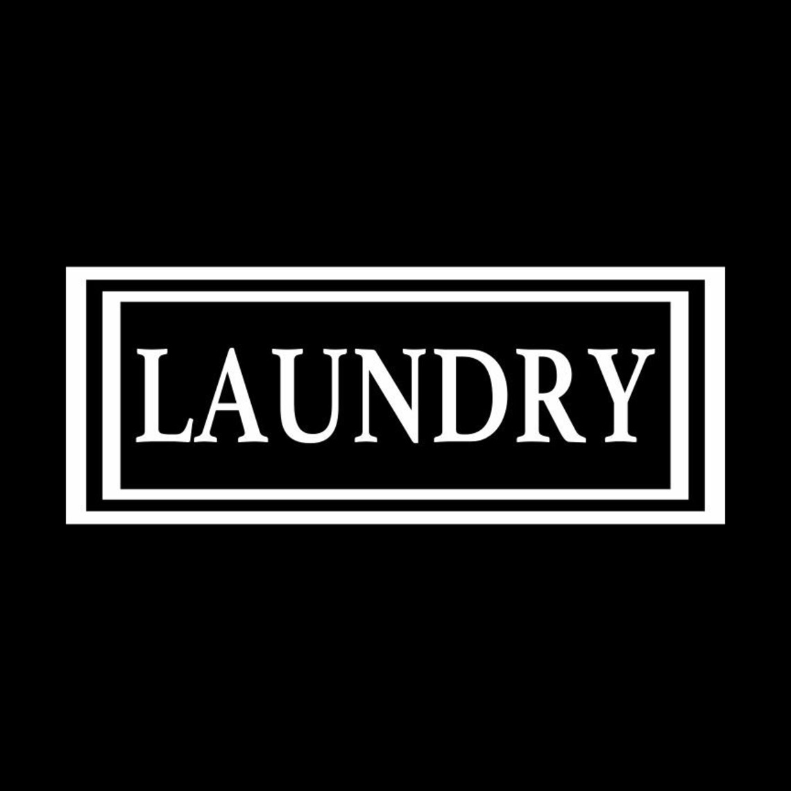 Laundry Room Decal Laundry Vinyl Decal Laundry Door Decal Etsy