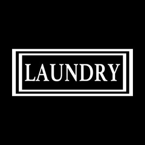 Laundry Room Decal, Laundry Vinyl Decal, Laundry Door Decal Sticker,Traditional Home Decor,