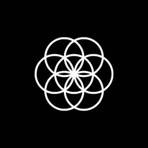 Seed Of Life Decal,Sacred Geometry Die-Cut Decal,Car,Truck Wall Bumper Phone Laptop Yeti Tablet Vinyl Decals,Stickers,Custom decals
