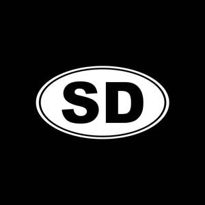 South Dakota Decal,SD State Decal,South Dakota State Decals Stickers Vinyl Die-Cut Car Decals,Home State Decals