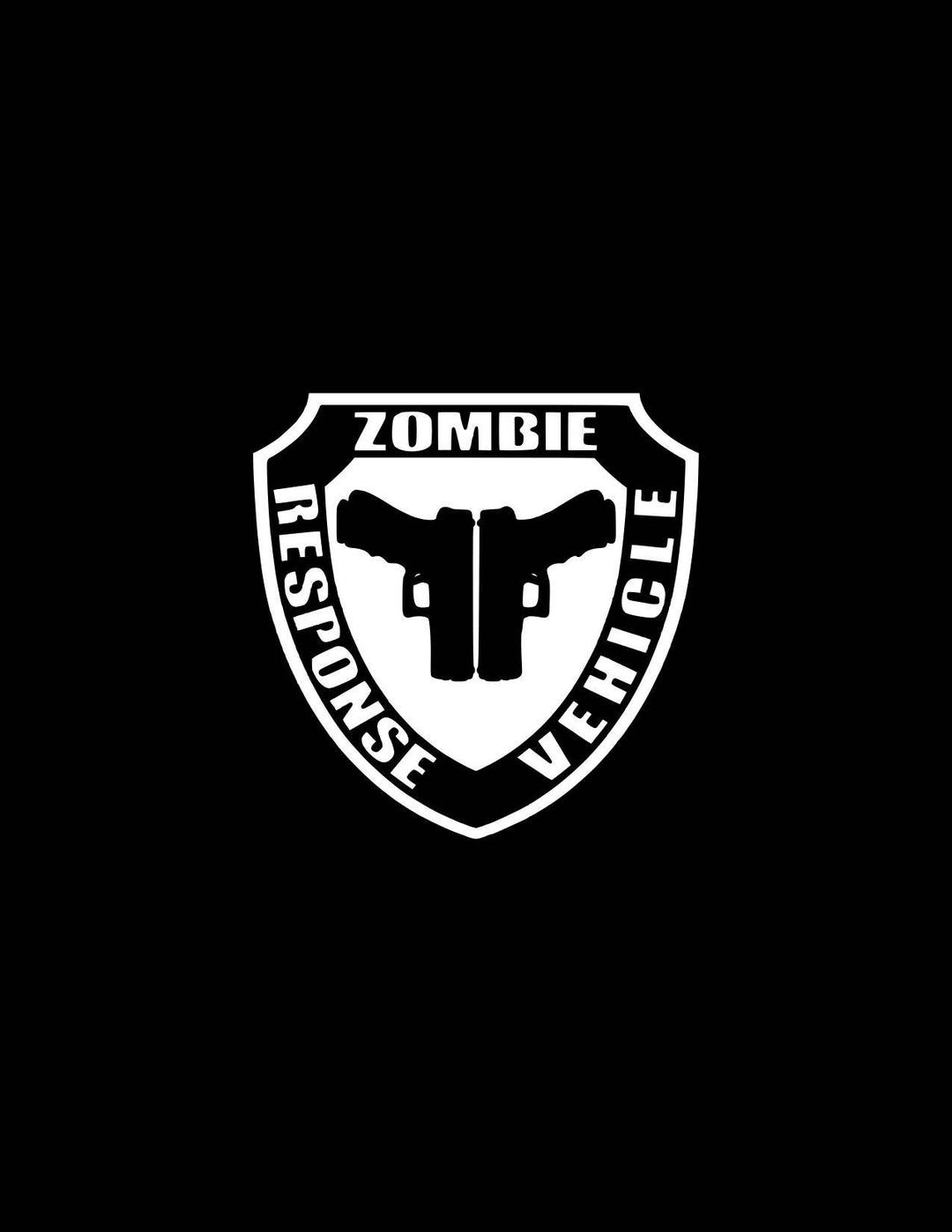 Zombie Response Vehicle Decal Zombie Decal Zombie Car Decal Etsy