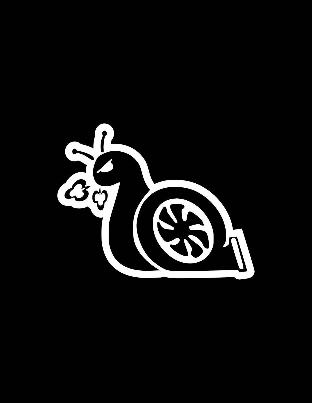 Snail Performance Sticker Turbo Snail Decal Turbocharged Car Decal Snail Boost Decal Vinyl ...