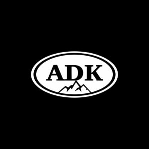 ADK Decal, Adirondack Park Sticker,ADK Life, ADK Car Decals,Adirondack Car Decals,Laptop Stickers