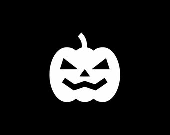 Pumpkin, Carved Pumpkin, Halloween Decals, Scary Pumpkin,Pumpkins,Fall,Autumn,Wall Decal,Car Decal,Stickers,Laptop,Bumper,Window Stickers