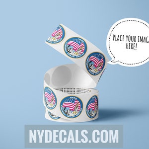 Custom Labels, Product Labels,100 Custom Circle Labels, Roll Labels, Bulk Stickers, Bulk Circle Labels