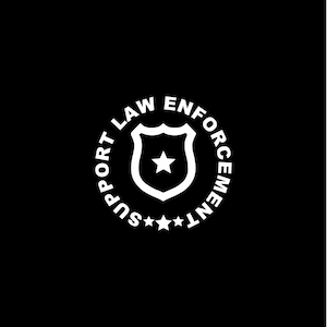 Back the Blue Decal,Support Law Enforcement Decal,Support the Police Decal,Support the Police Sticker,Police Officer Decals