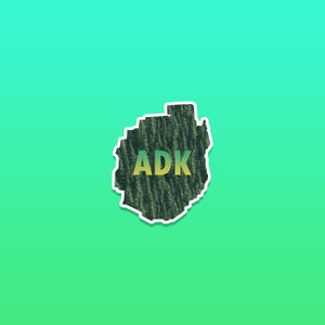 ADK Decal, Adirondack Park Sticker,ADK Life, ADK Car Decals,Adirondack Car Decals,Laptop Stickers