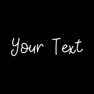 Custom Decal Custom Car Decal Name Decal Your Text Sticker,18Color Choices,Custom Stickers Car Decal Laptop Tablet Bumper Window Wall etc...