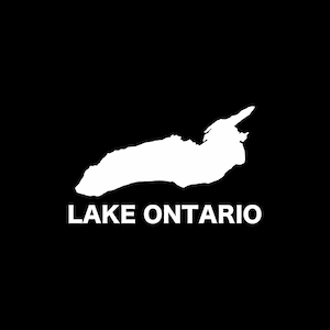 Lake Ontario Decal,Lake Ontario Outline, Lake Car Decals,Lake Ontario Sticker,Lake Decals,Canada Car Decal,New York Lake Decals,Ontario