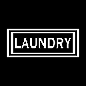 Laundry Room Decal, Laundry Vinyl Decal, Laundry Door Decal Sticker,Traditional Home Decor,