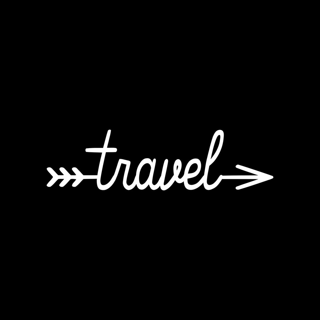 Travel Arrow Decal,travel Decals,travel Vinyl Decal, Adventure Stickers