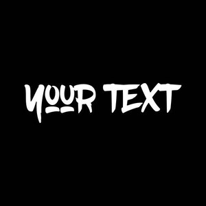 Custom Decal Custom Car Decal Name Decal Your Text Sticker,18Color Choices,Custom Stickers Car Decal Laptop Tablet Bumper Window Wall etc...