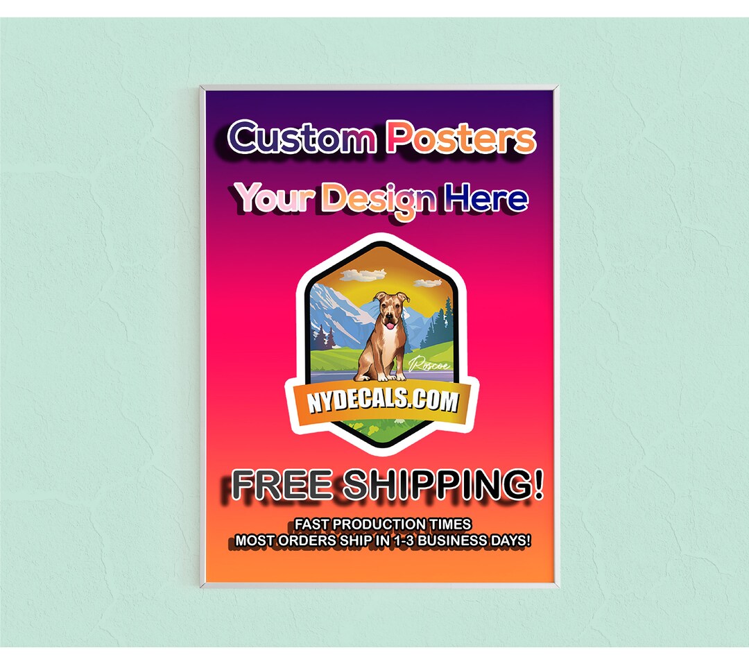 Custom Posters, Custom Poster Printing, High Quality Personalized ...