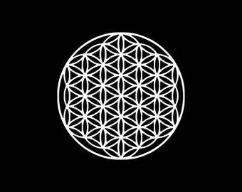 Flower Of Life Decal,Flower of life Symbol Decal,Car,Truck Wall Bumper Phone Laptop Yeti Tablet Vinyl Decals,Stickers,Custom decals