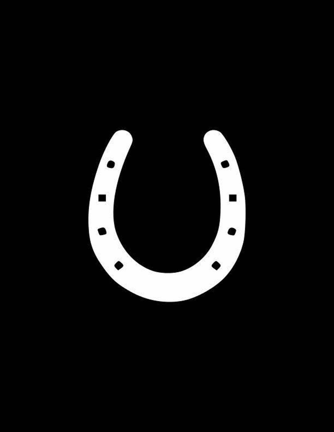 Horseshoe Vinyl Decal, Horseshoe Decal Etsy