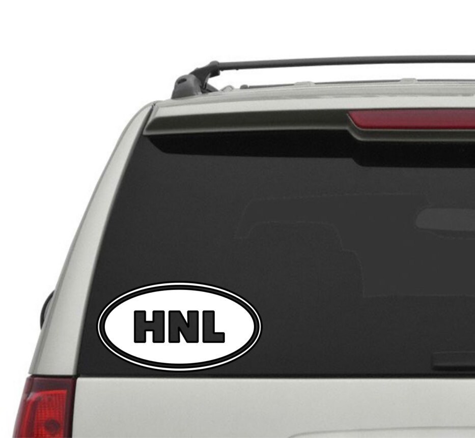 Honolulu Hawaii Car Vinyl Decal HI Stickers HNL Laptop Etc... - Etsy