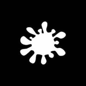 Paintball Decal, Paintball Splatter Vinyl Decal Sticker Tumbler Laptop Tablet Sticker