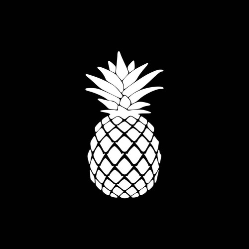 Pineapple Decal Vinyl Sticker Pineapple Car Decal Laptop Phone Etsy
