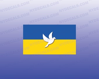 Peace For Ukraine Decal,Free Ukraine Decal,Ukraine Sticker, Ukraine Flag, Stand with Ukraine Stickers Vinyl Decal, Ukraine Map Decal,