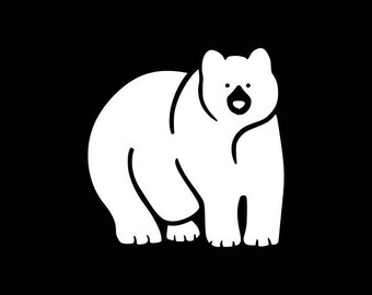 Bear Decal,Black Bear,Black Bear Car Decal,Bear Wall Decal,Bumper sticker