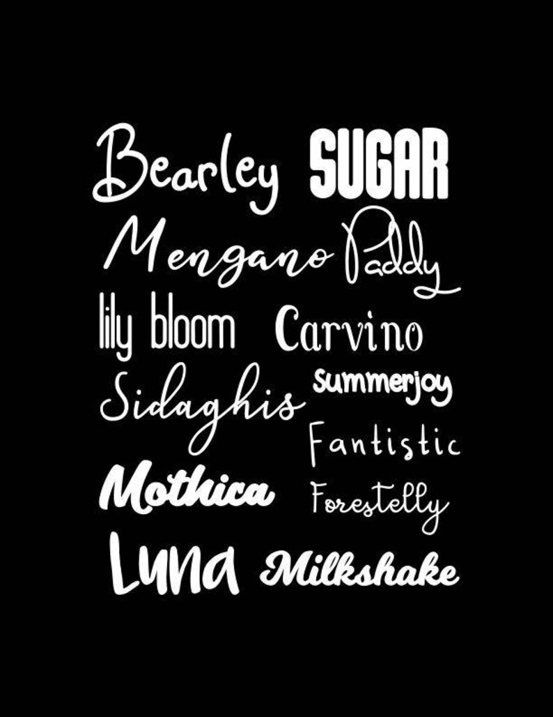 Name Sticker Vinyl Name Decal Vinyl Letters Choose Your Etsy