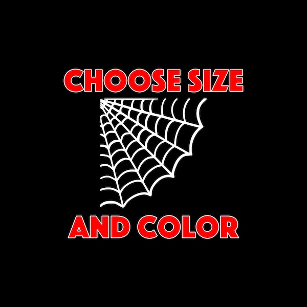 Car Window Decals Spider Web - Etsy