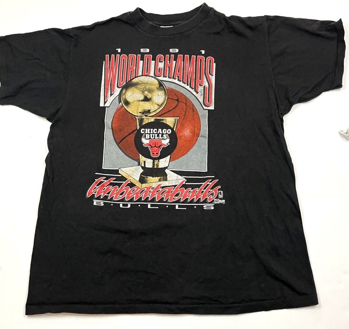 Nike NBA Chicago Bulls T-Shirt, 90's Made in USA XXL - Banana Stand