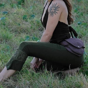 Pixie Capri Leggings, Yoga Leggings, Festival Leggings, Fairy Tights, Elven Pants, Rave Leggings, Psytrance Tights, Hippie Pants, Boho Pants