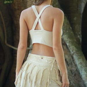 Yoga Crop Top, Festival Top, Boho Top, Stretchy Crop Top, Hippie Top, Bohemian Top, Yoga Clothing, Festival Clothing, Activewear Top
